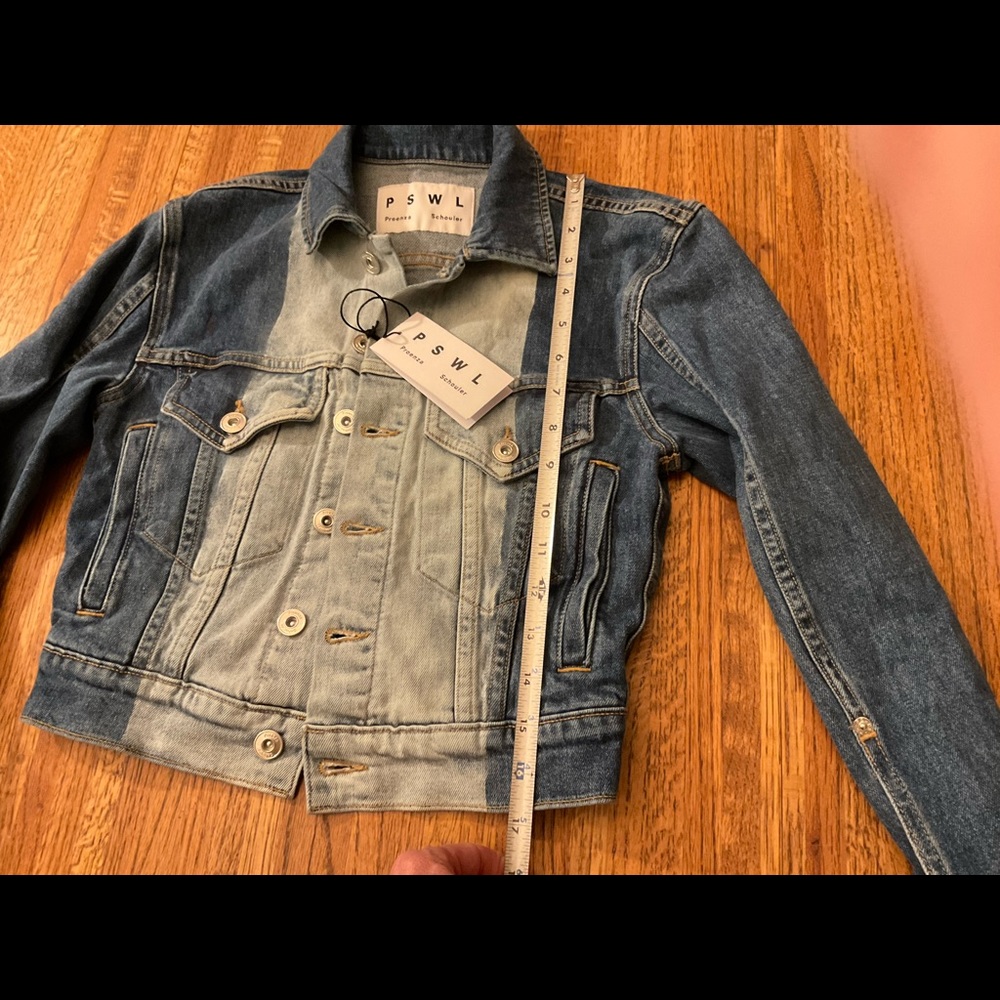NWT Prozena Schouler Denim Jacket Size XS - Picture 8 of 11